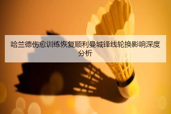 哈兰德伤愈训练恢复顺利曼城锋线轮换影响深度分析